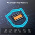 K&F Concept LP-E10 batteri 3-pakning og oppgradert LCD-lader for Canon Rebel T7 batteri, EOS Rebel T7 T6 T5 T100, Kiss X50 X70 X80 X90, EOS 1100D 1200D 1300D 1500D 2000D kamera