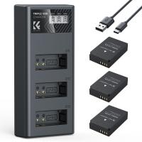 K&F Concept Batteria LP-E12 (confezione da 3) e caricabatteria LCD aggiornato per EOS M50 per fotocamere Canon M50, M50 Mark II, M, M2, M10, M100, M200, Rebel S1, PowerShot SX70 HS K&F Concept Batteria LP-E12 (confezione da 3) e caricabatteria LCD aggiornato per EOS M50 per fotocamere Canon M50, M50 Mark II, M, M2, M10, M100, M200, Rebel S1, PowerShot SX70 HS