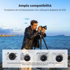 K&F Concept Batteria LP-E12 (confezione da 3) e caricabatteria LCD aggiornato per EOS M50 per fotocamere Canon M50, M50 Mark II, M, M2, M10, M100, M200, Rebel S1, PowerShot SX70 HS