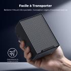 Batterie K&F CONCEPT à monture V, 99 Wh (6 700 mAh), charge rapide USB-C PD 100 W, double connectique D-TAP/A/USB-C/DC/écran TFT/lampe d'urgence pour appareil photo, caméscope, moniteur, éclairage vidéo