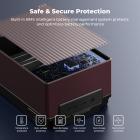 K&F CONCEPT Batteria V Mount 99 Wh 6700 mAh Ricarica Rapida PD 100 W USB-C, Batteria V Lock con Doppio D-TAP/A/USB-C/DC/Display TFT/Luce di Emergenza per Fotocamera, Videocamera, Monitor