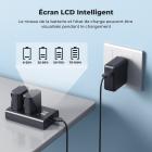 Batterie et chargeur K&F Concept 2600 mAh NP-FZ100, compatible avec les appareils photo A7iii, A7 III, A7iv, FX3, FX30, A6600, A7C, A6700, A7RIV, A7Siii, ZV-E1, ZV-E10ii, Alpha 9 II et A9S