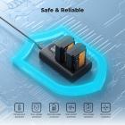 K&F Concept NP-FZ100 (2 pezzi) 2600mAh e caricatore LCD a 2 slot per Sony A7 III A7 IV A7R IV A9 A6600 A7R3 A7S III/A7S3 Alpha 9 a9 II Alpha 9R A9R A9S FX3 FX30