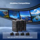 Kit de 3 Batteries EN-EL14 (1050 mAh)  + Chargeur LCD pour Nikon D3100, D3200, D3300, D3400, D3500, D5100, D5200, D5300, D5500, D5600, Coolpix P7000, P7100, P7700, P7800