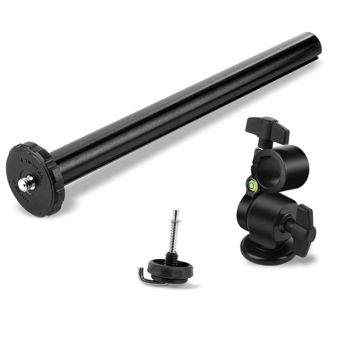 Tripod Extension Arm, K&F Concept 32 cm Tripod Boom Arm Tripod Tilt Arm