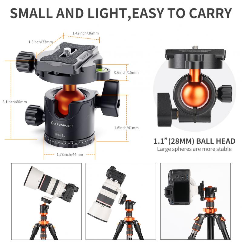 Compatibility with different tripod legs