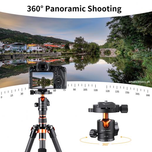 EBTOOLS 360 ° Mini Kugelkopfhalterung für 1/4 Kamerastativ 3/8 Blitzhalterung 