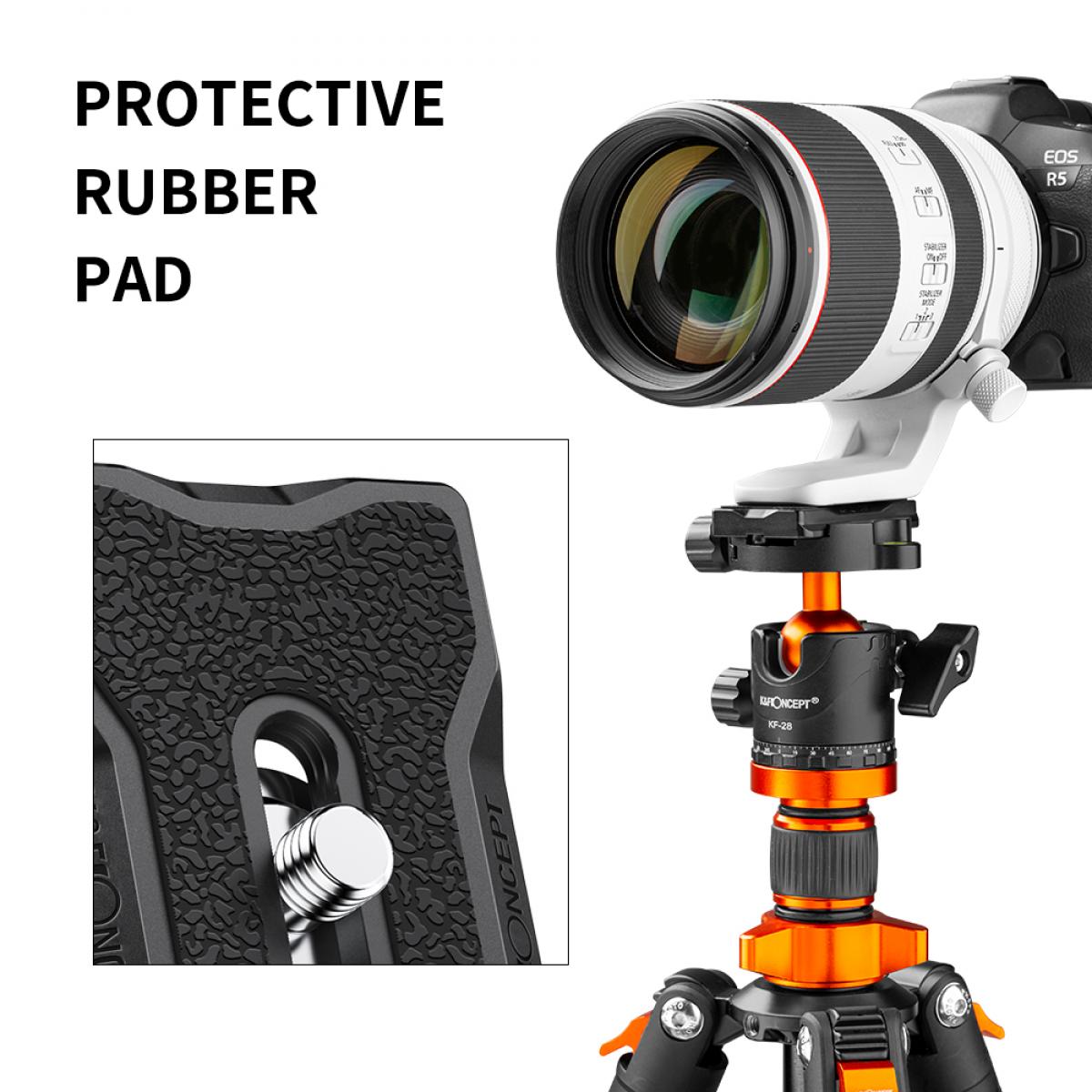 Camera Tripod Quick Release Mounting Plate K&F Concept
