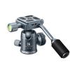26mm Metal Tripod Ball Head with Handle 360 Degree Rotating Panoramic with 1/4 inch Quick Release Plate Bubble Level for Monopod Camera Camcorder Load Capacity up to 17.6 lbs/8KG Gray