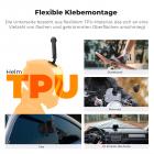 K&F Concept 2er Pack Flexibel Klebende Helmhalterung Kamerahalterung für GoPro Hero 13/12/11/, Klebepad Helmbefestigung für Insta360 X5 X4 X3, DJI Osmo Action 3/4/5 Pro, Action Kamera Zubehör