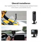 K&F Concept 3er Pack Flexibel Klebende Helmhalterung für Insta360 X5 X4 X3, Klebepad Helmbefestigung für GoPro Hero 13/12/11, DJI Osmo Action 3/4/5 Pro, Flache Gekrümmte Oberflächen Klebehalterung