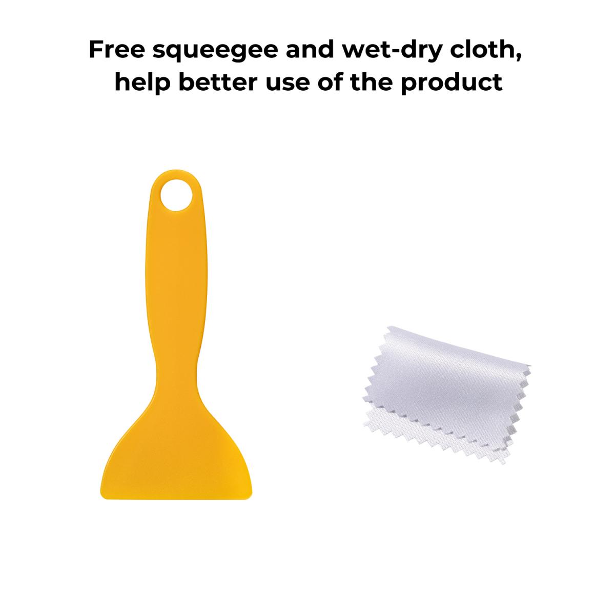 Polarize Film 300*200mmX2, film kazıyıcılı, dört torba kuru ve ıslak bez alkol torbası, ambalajlı