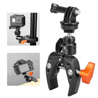 K&F Concept Super Clamp Mount with 1/4