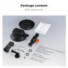 Uchwyt kamery z przyssawką 4,5" z podwójną głowicą kulową i ramieniem Magic Arm, zacisk do telefonu komórkowego, akcesoria do adaptera GoPro, śruba adaptera 3/8" do 1/4", MS45