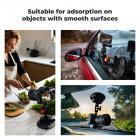 Uchwyt kamery z przyssawką 4,5" z podwójną głowicą kulową i ramieniem Magic Arm, zacisk do telefonu komórkowego, akcesoria do adaptera GoPro, śruba adaptera 3/8" do 1/4", MS45