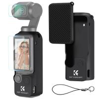 K&F Concept Cover in Silicone per DJI OSMO Pocket 3, Set con Custodia Protettiva, Pellicola per Lente, Pellicola per Schermo, Copertura Antiurto e Antipolvere, Accessori K&F Concept Cover in Silicone per DJI OSMO Pocket 3, Set con Custodia Protettiva, Pellicola per Lente, Pellicola per Schermo, Copertura Antiurto e Antipolvere, Accessori