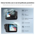 K&F Concept Cover in Silicone per GoPro Hero 13, Set con Custodia Protettiva *1, Pellicola per Lente *2, Pellicola per Schermo *2, Copertura Antiurto e Antipolvere, Accessori