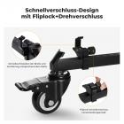 MS30 Professionell Schwerlast-Stativ Dolly mit 3-Zoll Gummirädern und Quick Release Design