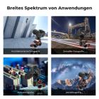 K&F Concept 3-Wege-Neiger, GD-3W PRO Geared Tripod Head, Aluminum Alloy Getriebeneiger für Kamerastative, Fotozubehör für Content Creation, Professionelle Fotografie