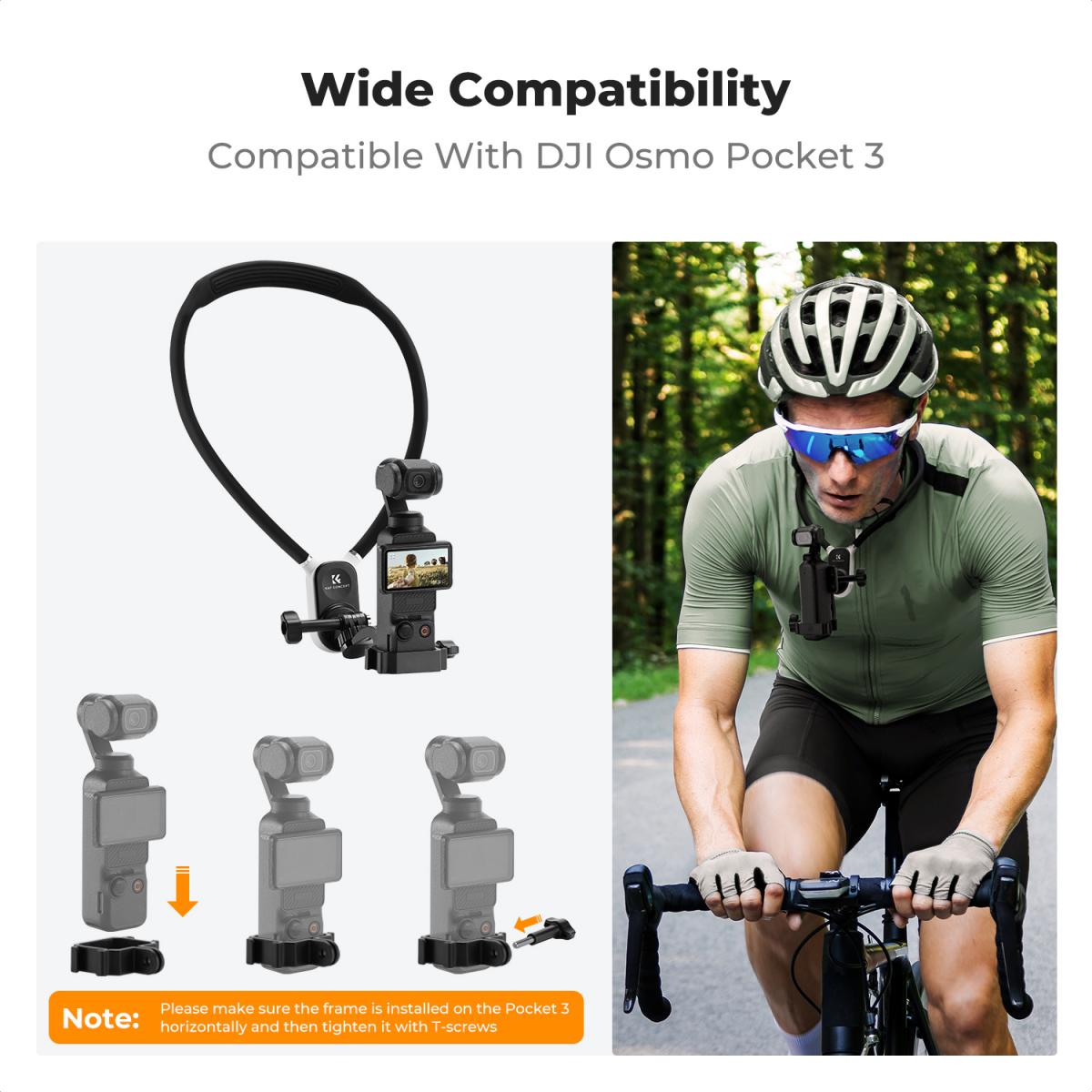 K&F Concept Aksiyon Kamerası için Manyetik Boyun Tutucu