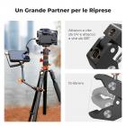 K&F Concept 11 Pollici Braccio Magico con Super Morsetto Kit, Supporto e Crab Clamp per Fotocamera da Articolato Flessibile, con Vite da 1/4" 3/8" per Monitor/Luce/Webcam/Microfono/Action Camer