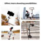 11-calowe ramię Magic Arm z super zaciskiem, zestaw zacisków Magic Arm ze śrubą z gwintem 1/4" i 3/8", przegubowe ramię cierne z mocowaniem zacisku Cold Shoe do monitora, oświetlenia LED, kamery internetowej, kamery sportowej