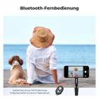 K&F Concept MS35 Flexible magnetische Handyhalterung, Selfie Stick mit Fernbedienung, Halterung für Smartphone/Action Kamera, DJI OSMO Pocket 3/Action 5 Pro/4/3, GoPro Hero 13/12/11, Insta360 X5/4