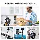 K&F Concept Braccio a Doppia Sfera, Mini Braccio Snodabile con Vite 1/4"-20, Testa a Sfera Girevole 360°, Brazo in Lega di Alluminio per Montaggio Fotocamera, Luce, Microfono, Monitor