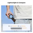 K&F Concept Manyetik Telefon Tripod Standı iPhone için, 22.5N Güçlü Manyetik Mini Tripod Alüminyum Alaşımlı Cep Selfie Çubuğu, iPhone 16 15 14 13 12 Serisi için Mag Güvenli Telefon Tutucu.