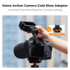 Magnetisk hurtigmonteringsholder for actionkamera med kaldsko, stativfeste for DJI Osmo Action 5 Pro, blitsskoadapter med 1/4" skruehull for Osmo Action 3/4 DSLR-fotograferingstilbehør
