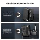 K&F Concept Supporto Magnetico per DJI OSMO Pocket 3, Adattatore per Accessori, Supporto per Custodia a Ventosa con Magnete su Scrivania, Superficie Verticale, Impugnatura Regolabile a 180°, Nera