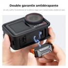 Support adaptateur magnétique à dégagement rapide pour DJI Osmo Action 5 Pro, avec trou de vis 1/4/connexion d'adaptateur, extension de support en alliage d'aluminium pour accessoires Osmo Action 4/Action 3
