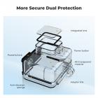 K&F Concept 60M/196FT Custodia Impermeabile per GoPro Hero 13 Black, Custodia Subacquea Protettiva per Go Pro 12/11/10/9 Black Accessori, Guscio Impermeabile per Videocamera D'azione