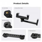 DJI Osmo Pocket 3 için Telefon Tutucu, Tripod ve Uzatma Çubuğu ile Kullanılabilen 1/4" Diş Delikli Cep Telefonu Montaj Genişletme Aksesuarları