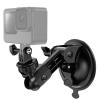 K&F Concept Supporto a Ventosa per DJI Osmo Pocket 3, Supporto per Parabrezza e Cruscotto dell'auto per GoPro Hero 13/12/11/10/9 Nero, DJI Osmo Action 3/4/5 Pro, Insta 360 X5/X4 Accessori