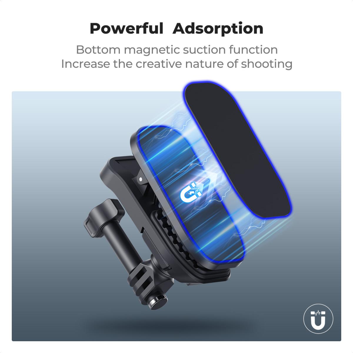 Magnetic Camera Tripod Mount For DJI Osmo Pocket 3/ Action 5 Pro / Insta360 X5 Mini Multifunctional Tripod