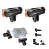 K&F Concept 2 Pack Magnetic Quick Release Adapter Mount per DJI Osmo Action 5 Pro, Staffa di Base di Estensione con 1/4" Adapter Mount/Quick-Release Buckle per DJI Osmo Action 4/Action 3 Accessori