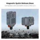 K&F Concept 2 Pack Magnetic Quick Release Adapter Mount per DJI Osmo Action 5 Pro, Staffa di Base di Estensione con 1/4" Adapter Mount/Quick-Release Buckle per DJI Osmo Action 4/Action 3 Accessori