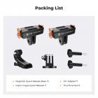 K&F Concept 2 Pack Magnetic Quick Release Adapter Mount per DJI Osmo Action 5 Pro, Staffa di Base di Estensione con 1/4" Adapter Mount/Quick-Release Buckle per DJI Osmo Action 4/Action 3 Accessori