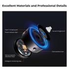 K&F Concept Set Combo Supporto Magnetico e Supporto Adesivo per Auto per DJI Osmo Pocket 3, Supporto Magnetico DJI Osmo Pocket 3 con Ventosa Elettrica, Supporto per Cellulare per Superfici in Vetro