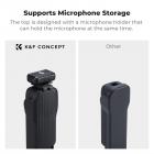 Custodia protettiva K&F Concept per accessori DJI Osmo Pocket 3, cappuccio protettivo rigido che contiene 2 filtri CPL/ND/VND/Black Mist per DJI Osmo Pocket 3 Creator Combo