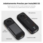 Custodia protettiva K&F Concept per Insta-360 X5, morbida copertura protettiva antiurto per obiettivo in silicone, impermeabile, antigraffio, vestibilità sottile, leggera