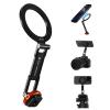 K&F CONCEPT - Supporto magnetico in metallo per telefono con slitta fredda, adattatore girevole regolabile compatibile con iPhone 16/15/14/13, monitoraggio della fotocamera, treppiedi e stabilizzatori.