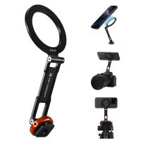 K&F CONCEPT - Supporto magnetico in metallo per telefono con slitta fredda, adattatore girevole regolabile compatibile con iPhone 16/15/14/13, monitoraggio della fotocamera, treppiedi e stabilizzatori. K&F CONCEPT - Supporto magnetico in metallo per telefono con slitta fredda, adattatore girevole regolabile compatibile con iPhone 16/15/14/13, monitoraggio della fotocamera, treppiedi e stabilizzatori.