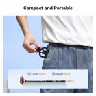 K&F CONCEPT Magnetisk metalltelefonfeste med kaldskofeste, justerbar roterbar telefonholderadapter kompatibel med iPhone 16/15/14/13-serien, kameraovervåking, stativ, stabilisatorer