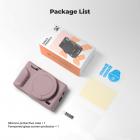 Funda protectora de silicona para Canon G7X III con protector de pantalla, antiarañazos, resistente a golpes, color morado