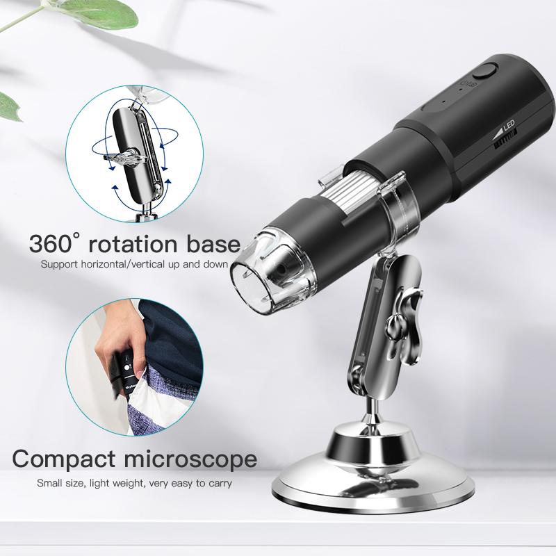 Types de microscopes disponibles