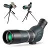 20-60X60 HD spottingskop - BAK4 45 grader, for jakt, skyting, visning av dyreliv med mobiltelefonklips, stativ, oppbevaringspose