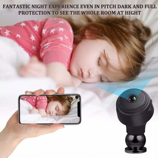 Mini telecamera WiFi senza fili A9, piccolo videoregistratore per uso  interno ed esterno con sorveglianza mobile e visione notturna - K&F Concept