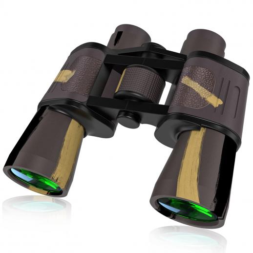 K&F Concept 20x50 High Power Military Binoculars, BAK4 Prism, FMC Lens, Adult and Kids Compact HD Professional, Low Light Night Vision, Waterproof Binoculars for Bird Watching, Travel, Hunting, Concerts,Ships on June 10